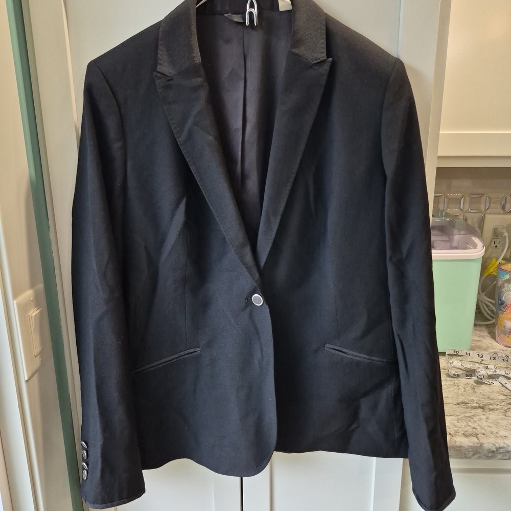 Ellen Degeneres Black Blazer Sz 10 Nice Quality